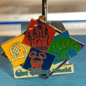 Vintage WDW Disney Official Pin Trading 2000, Celebrate the Future Hand in Hand